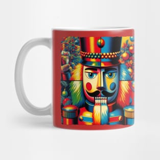 Neon Nutcracker: Pop Art's Ballet Brilliance - Classic Christmas Mug